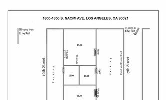 Warehouse Space for Sale located at 1600-1650 S Naomi Ave Los Angeles, CA 90021