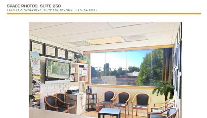 Office Space for Rent at 240 S La Cienega Blvd Beverly Hills, CA 90211 - #2