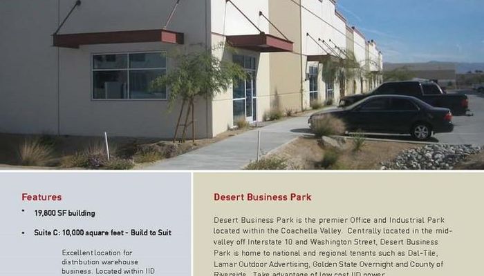 Warehouse Space for Rent at 38698 El Viento Rd Palm Desert, CA 92211 - #4