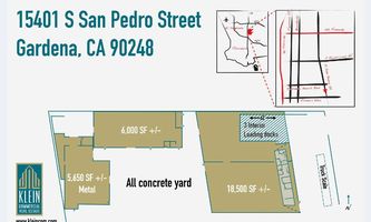 Warehouse Space for Sale located at 15401-15405 S San Pedro St Gardena, CA 90248