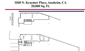 Warehouse Space for Rent located at 1040 N Kraemer Pl Anaheim, CA 92806