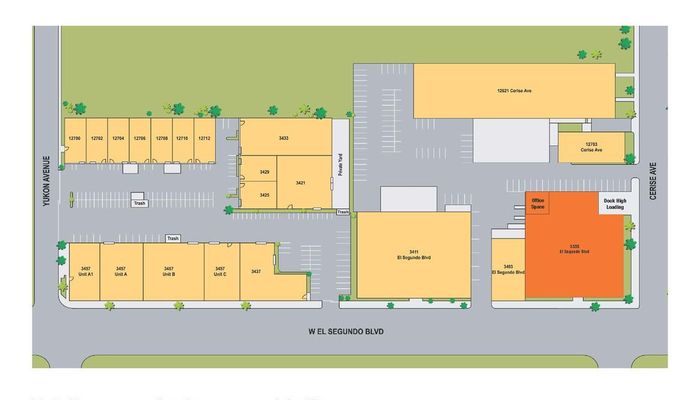 Warehouse Space for Rent at 3355 W El Segundo Blvd Hawthorne, CA 90250 - #3