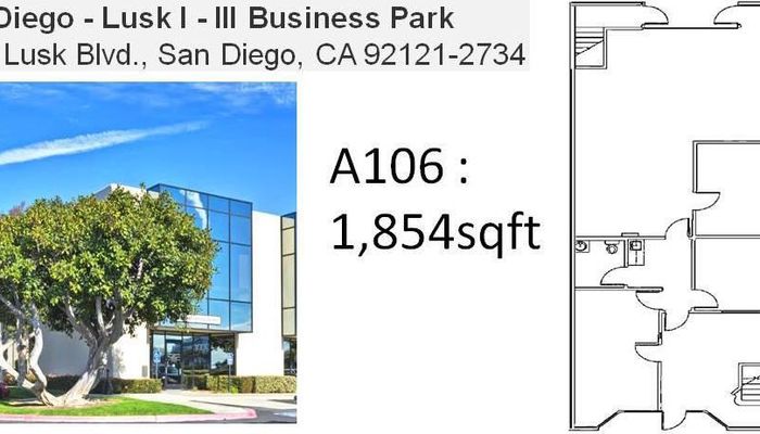 Lab Space for Rent at 6160 Lusk Blvd San Diego, CA 92121 - #1