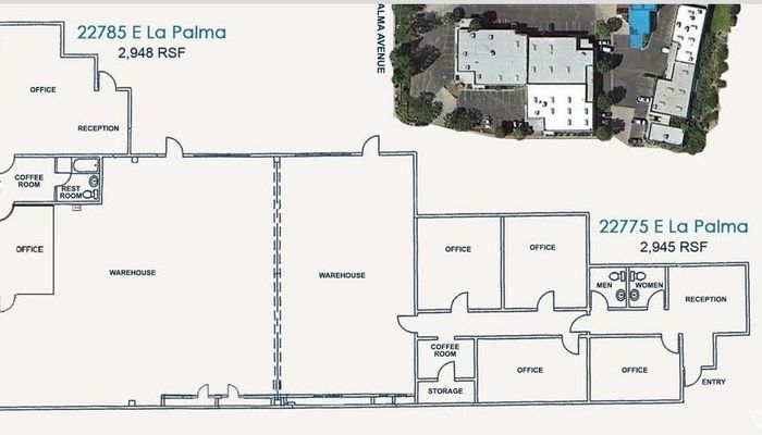 Warehouse Space for Rent at 22775-22785 E La Palma Ave Yorba Linda, CA 92887 - #12