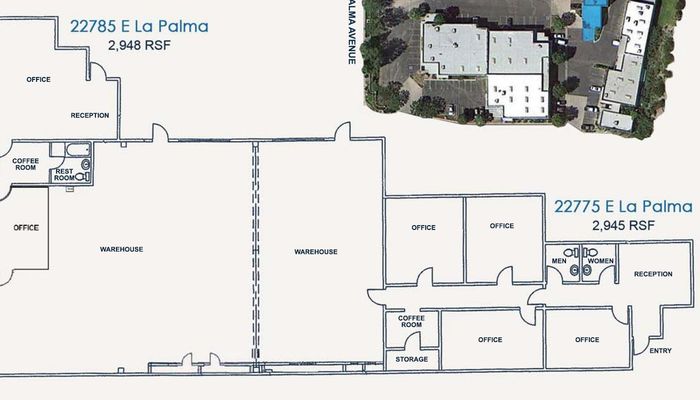 Warehouse Space for Rent at 22775-22785 E La Palma Ave Yorba Linda, CA 92887 - #8