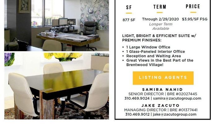 Office Space for Rent at 11726 W San Vicente Blvd Los Angeles, CA 90049 - #2