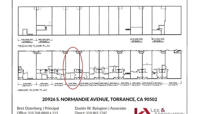 Warehouse Space for Rent at 20920 - 20944 S Normandie Ave Torrance, CA 90502 - #14