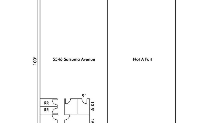 Warehouse Space for Rent at 5542-5546 Satsuma Ave North Hollywood, CA 91601 - #1