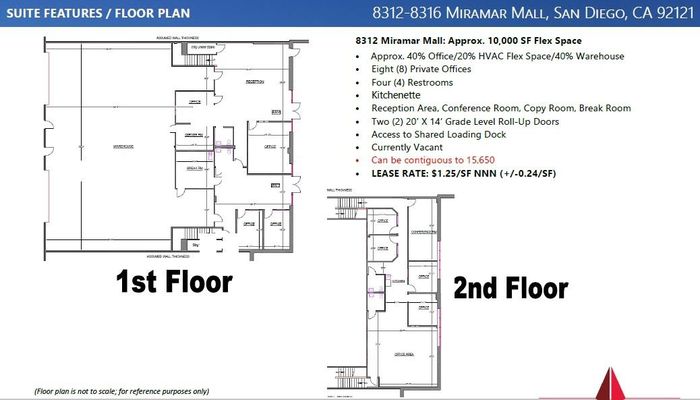 Warehouse Space for Rent at 8310-8324 Miramar Mall San Diego, CA 92121 - #7