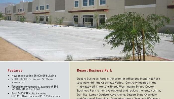 Warehouse Space for Rent at 77551 El Duna Ct Palm Desert, CA 92211 - #2