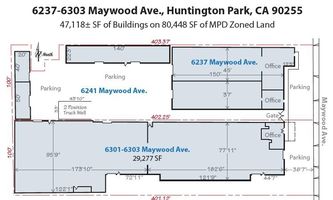Warehouse Space for Rent located at 6301-6303 Maywood Ave Huntington Park, CA 90255