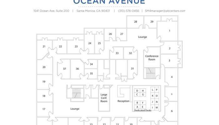 Office Space for Rent at 1541 Ocean Ave Santa Monica, CA 90401 - #10