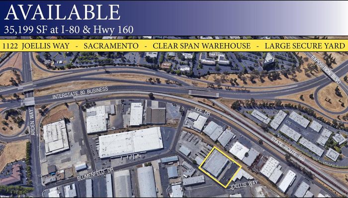 Warehouse Space for Rent at 1122 Joellis Way Sacramento, CA 95815 - #1