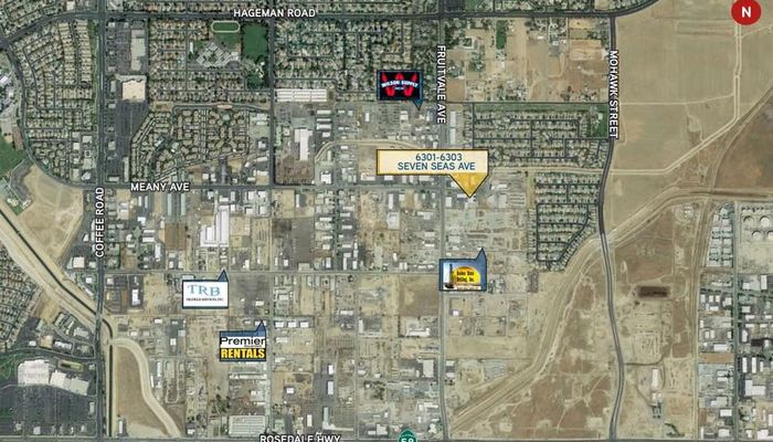 Warehouse Space for Rent at 6301 Seven Seas Ave Bakersfield, CA 93308 - #1