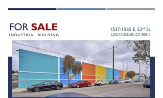 Warehouse Space for Sale located at 1565 E 23rd St Los Angeles, CA 90011