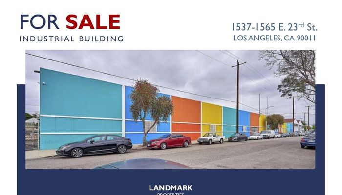 Warehouse Space for Sale at 1565 E 23rd St Los Angeles, CA 90011 - #1