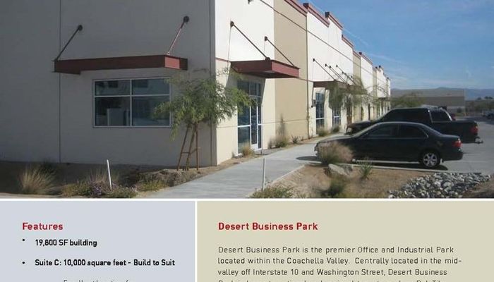 Warehouse Space for Rent at 38698A El Viento Rd Palm Desert, CA 92211 - #4